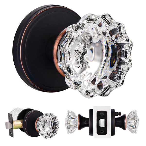coolnews Crystal Privacy Door Knobs & Reviews Wayfair